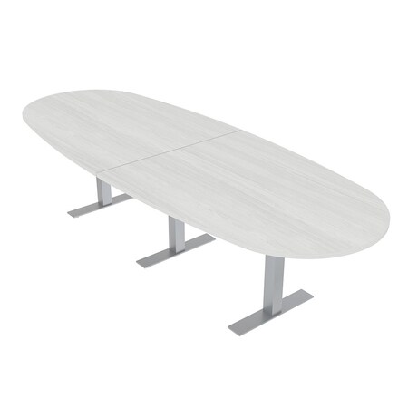 Skutchi Designs 45 in W, 120 in L, 29 in H, Engineered Wood Top, White HAR-BOVL-46X119-T-WHCYPRESS